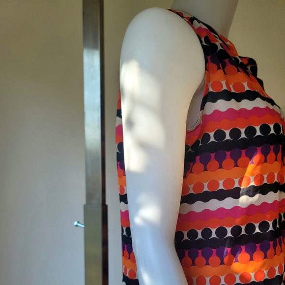 Banana Republic Petite Women's Abstract Sleeveless Top Size M - Picture 5 of 8